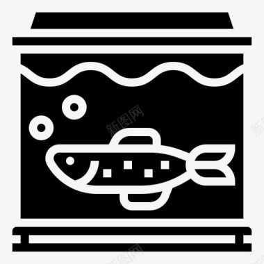 鱼缸动物装饰图标图标