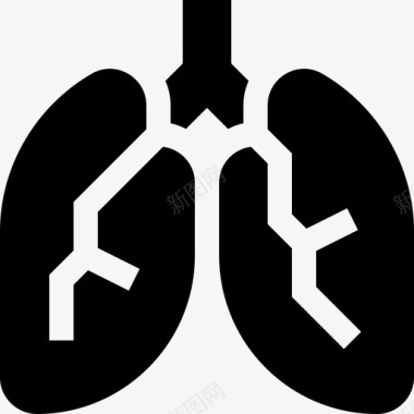 肺癌肺肺生物学21充满图标图标