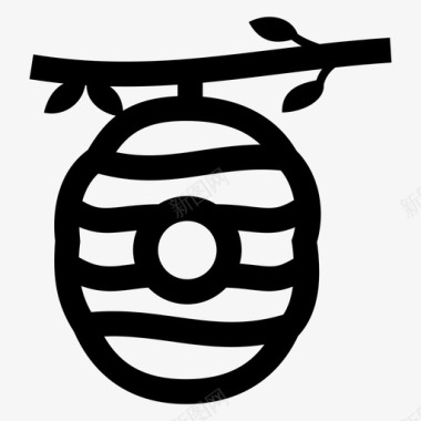 蜂房蜂房自然图标图标