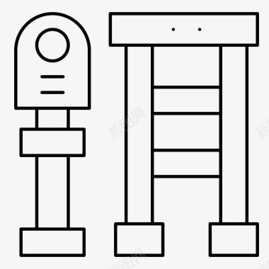 车站图标长凳公共汽车车站图标图标