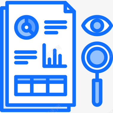 统计大数据69蓝色图标图标