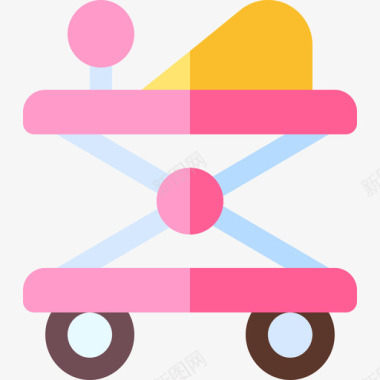 婴儿步行机instagram重点报道婴儿3扁平图标图标
