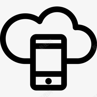 数字17备份数字服务17线性图标图标