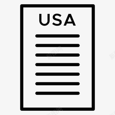 独立宣言美国17直系图标图标