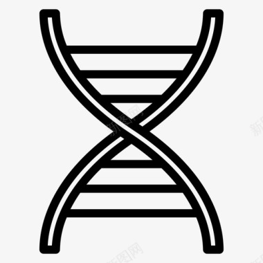 DNA203线性Dna医学图标图标