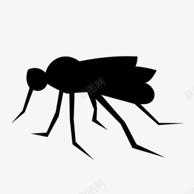 蚊子动物苍蝇图标图标