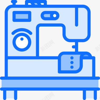 缝纫机鞋匠2蓝色图标图标