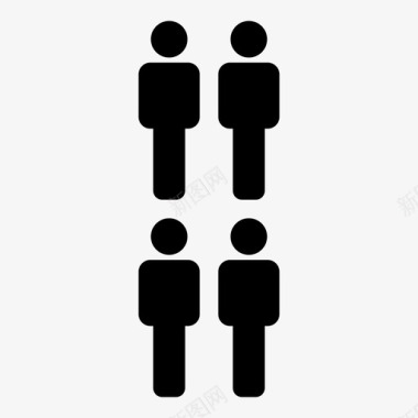 男性符号人物社区人群图标图标