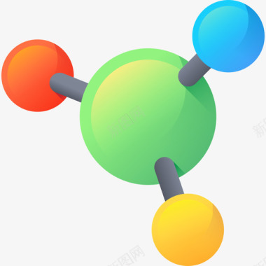 活性分子分子教育277颜色图标图标