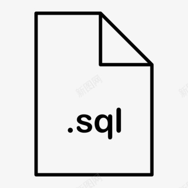 SQLsql数据库语言图标图标