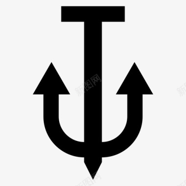 船锚船航海图标图标