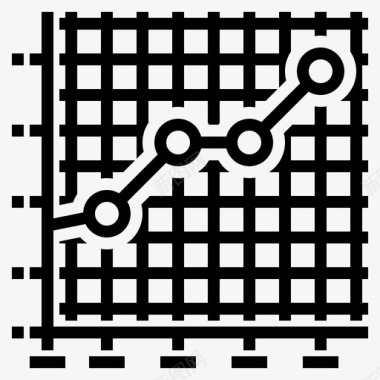 上升折线图折线图数据分析17大纲图标图标