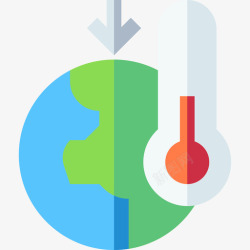 平缓世界气候变化22平缓图标高清图片