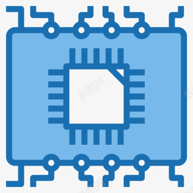 种植技术3图标纳米技术aiforearth3蓝色图标图标