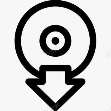 数字17在线数字服务17线性图标图标