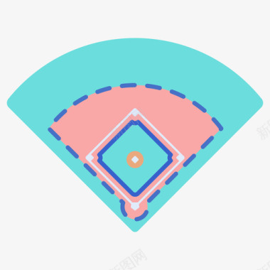 79N壁纸棒球场棒球79线性颜色图标图标