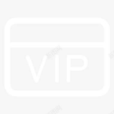 银色会员卡icon_vip_card图标