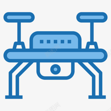无人机蓝色无人机26图标图标