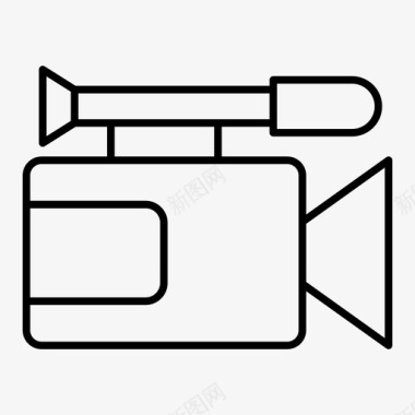 火焰小图标摄像机小工具电影图标图标