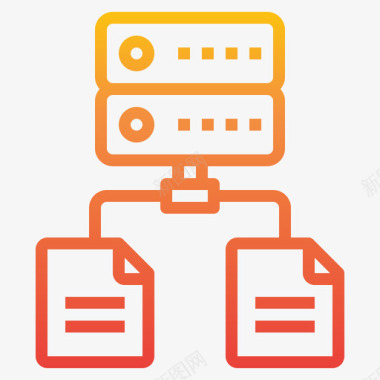 免扣66数据库大数据66梯度图标图标