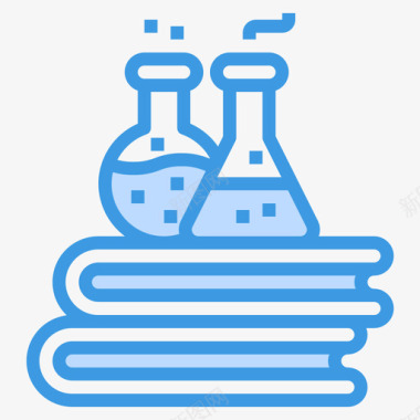 蓝色教育画册图书教育和学习15蓝色图标图标