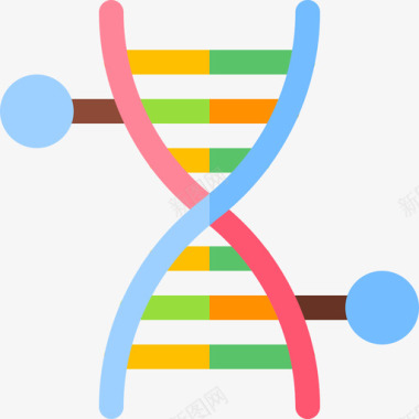 DNADna过敏22平坦图标图标