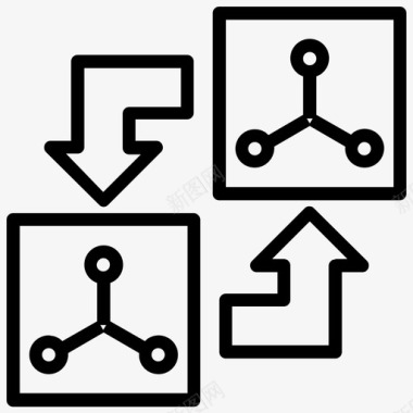 HTTP协议层网络网络安全模型图标图标