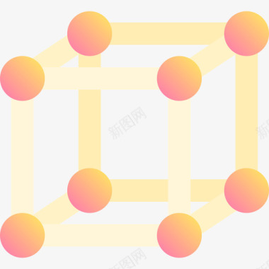 分子分子科学123黄色图标图标