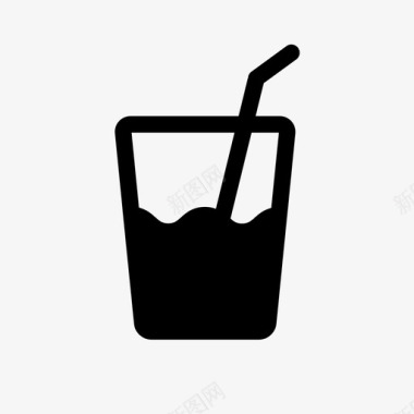 冰镇冷饮冷饮咖啡软饮料图标图标
