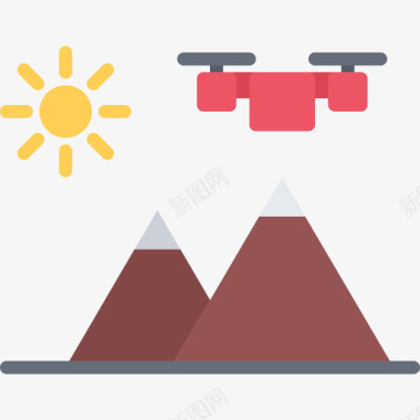无人机无人机无人机20扁平图标图标
