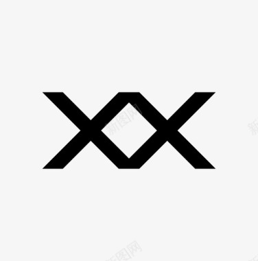 双相框双xdoublexcross图标图标