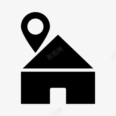 地址地址房子邮寄地址图标图标