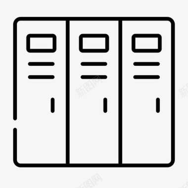 储物柜收纳柜储物柜收藏品装饰图标图标