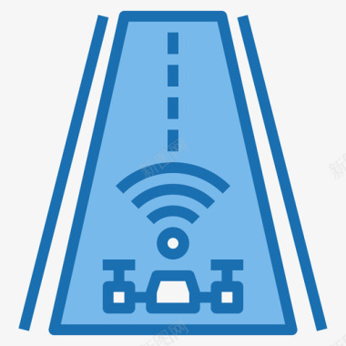 跑道跑道无人机26蓝色图标图标