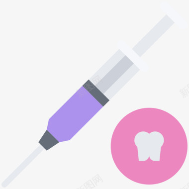 麻醉麻醉剂牙医55扁平图标图标