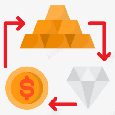投资图标金锭投资86持平图标图标