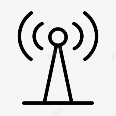 WIFI网络公共wifi接入互联网图标图标