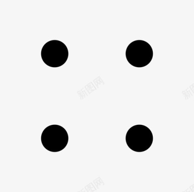 四个方块圆圈图标图标