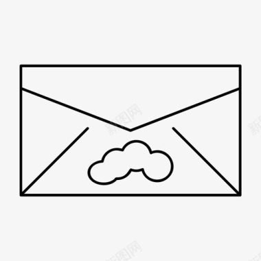 信封电子邮件邀请函图标图标