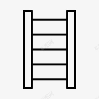 梯子建筑工人建筑设备图标图标
