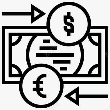 水墨数字8免扣交换机数字nomad8线性图标图标