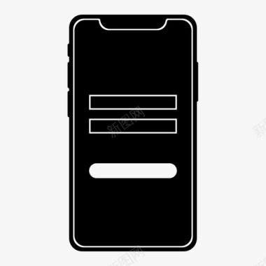 登录注册页面iphonex登录页面图标图标