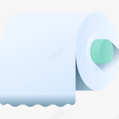 卫生纸冠状病毒18彩色图标图标