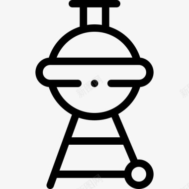 烧烤架烧烤54直烤图标图标