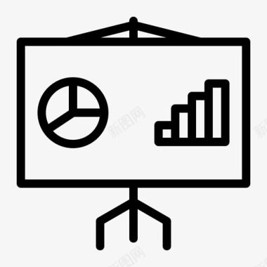 黑色信息图表演示董事会教育图标图标