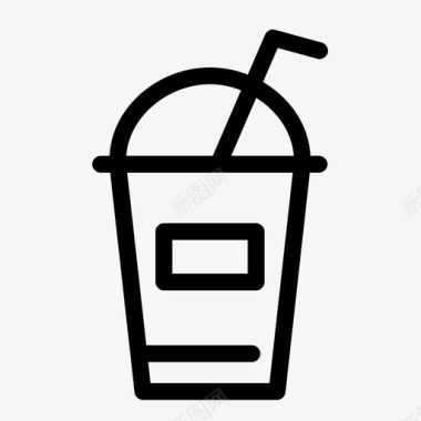 冰镇冷饮冷饮杯子果汁图标图标
