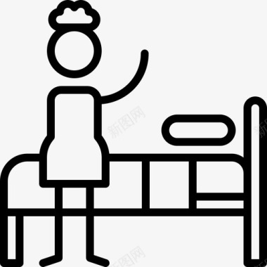 一个人睡呆在家里3直系图标图标