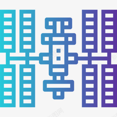 太空站美国宇航局梯度图标图标