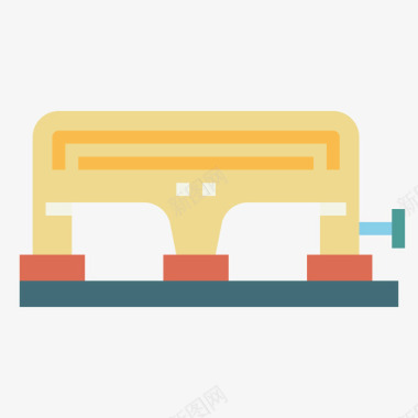 取钱机冲孔机文具104平头图标图标