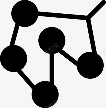 天文学星座科学图标图标